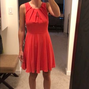 Express coral colored dress